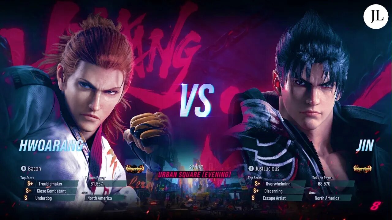 TEKKEN 8 - Hwoarang vs Jin (FT2) (Closed Network Test)