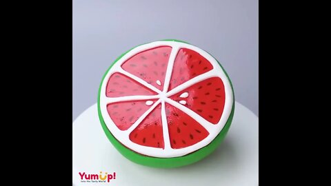 So Tasty Watermelon Cake Tutorials