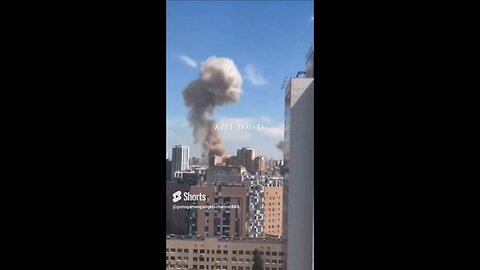 Ukrainian media released footage of a missile striking the Okhmatdyt Children's Hospital in Kiev.