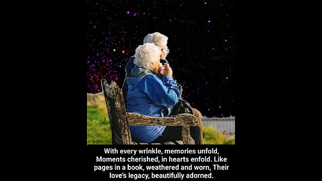 With every wrinkle, memories unfold 💜❤️