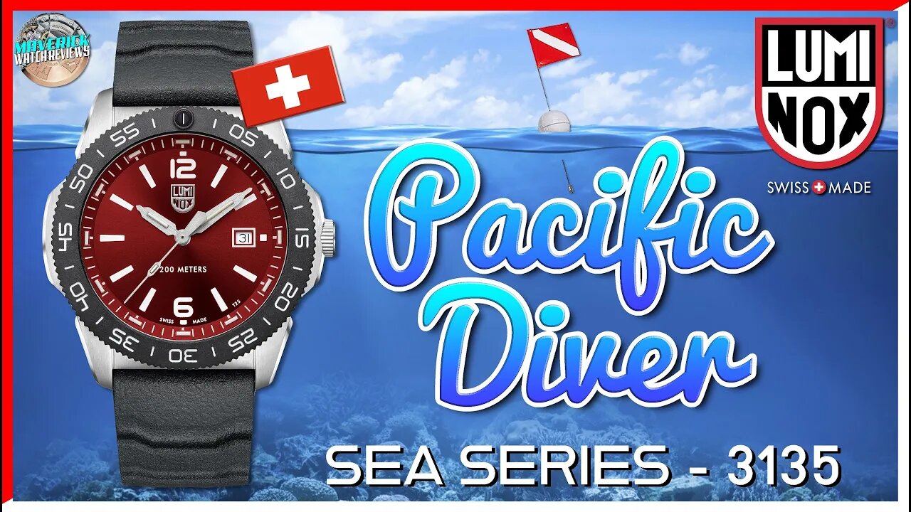 New Crimson Red Colorway! | Luminox Pacific Diver 200m Quartz Diver 3135 Unbox & Review