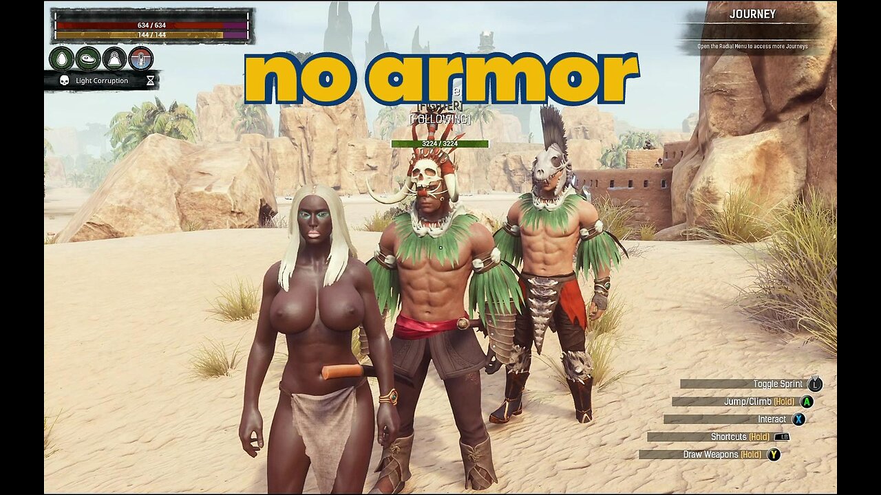 Conan Exiles, no armor, part 1, busty, boobs