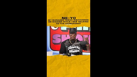 @neyo My manager @compoundceo discovered me singing while I was walking to the laundromat