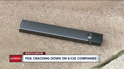 FDA clamping down on E-cigarette industry