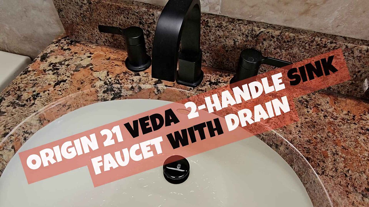 Origin 21 Veda Faucet Review: Matte Black WaterSense Bathroom Sink Faucet