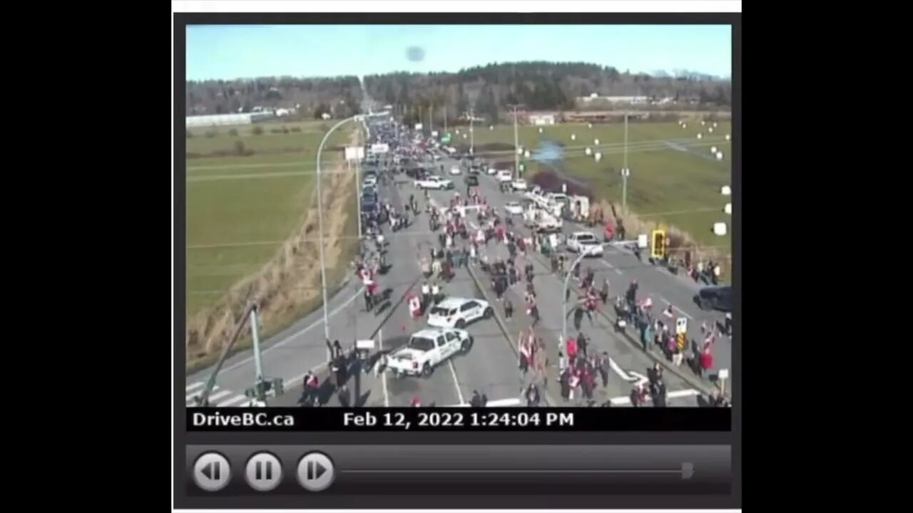 🇨🇦SURREY BORDER BLOCKADE 🇨🇦 *TIMELAPSE*