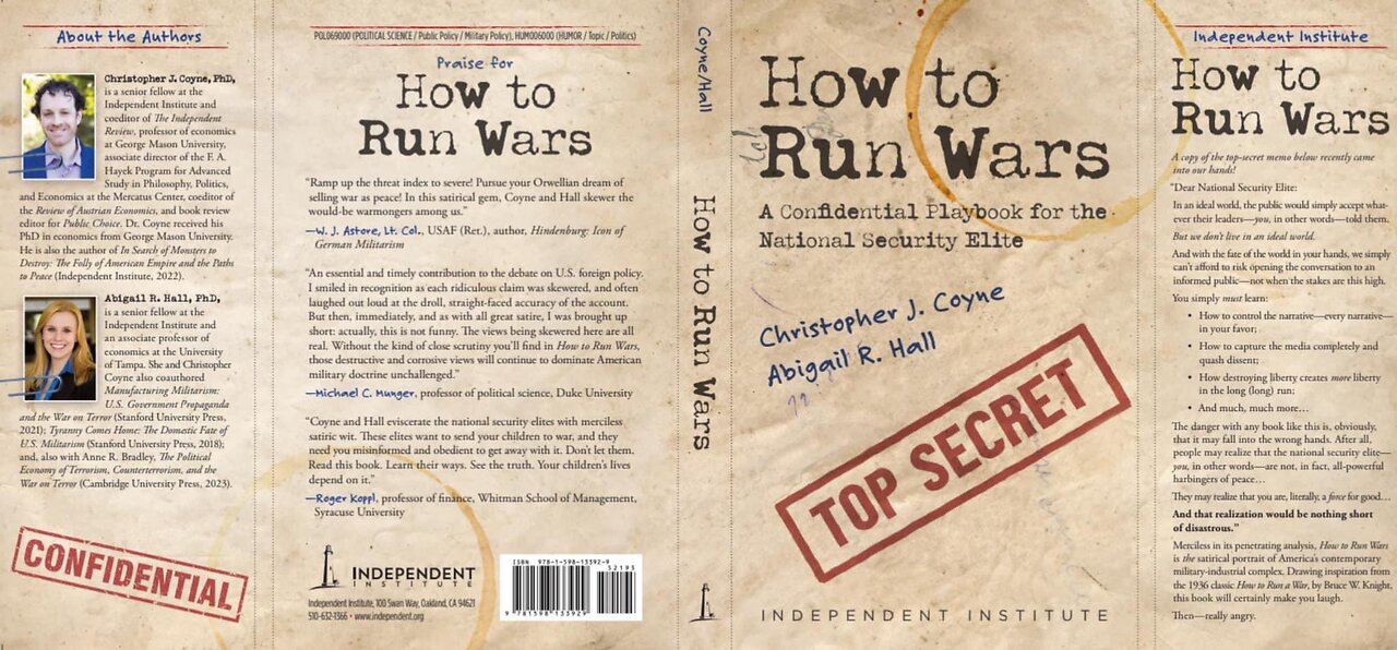 "How to Run Wars" - A New Satirical Guide for the Security Elite