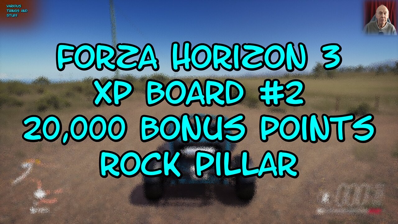 Forza Horizon 3 XP Board #2 20,000 Bonus Points Rock Pillar