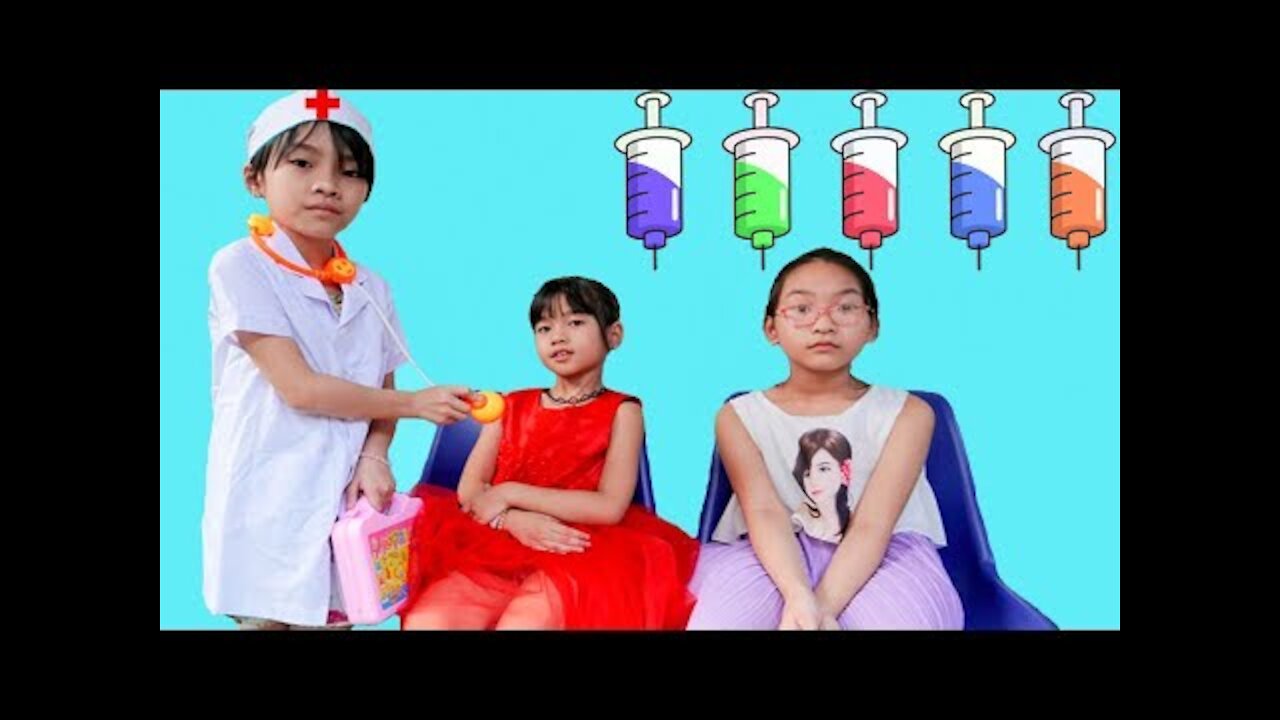 Playground for kids pretend play with LaLa Kids TV doctor- Funny Video for children