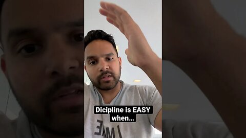 Discipline is EASY when you know your WHY #askabhinav