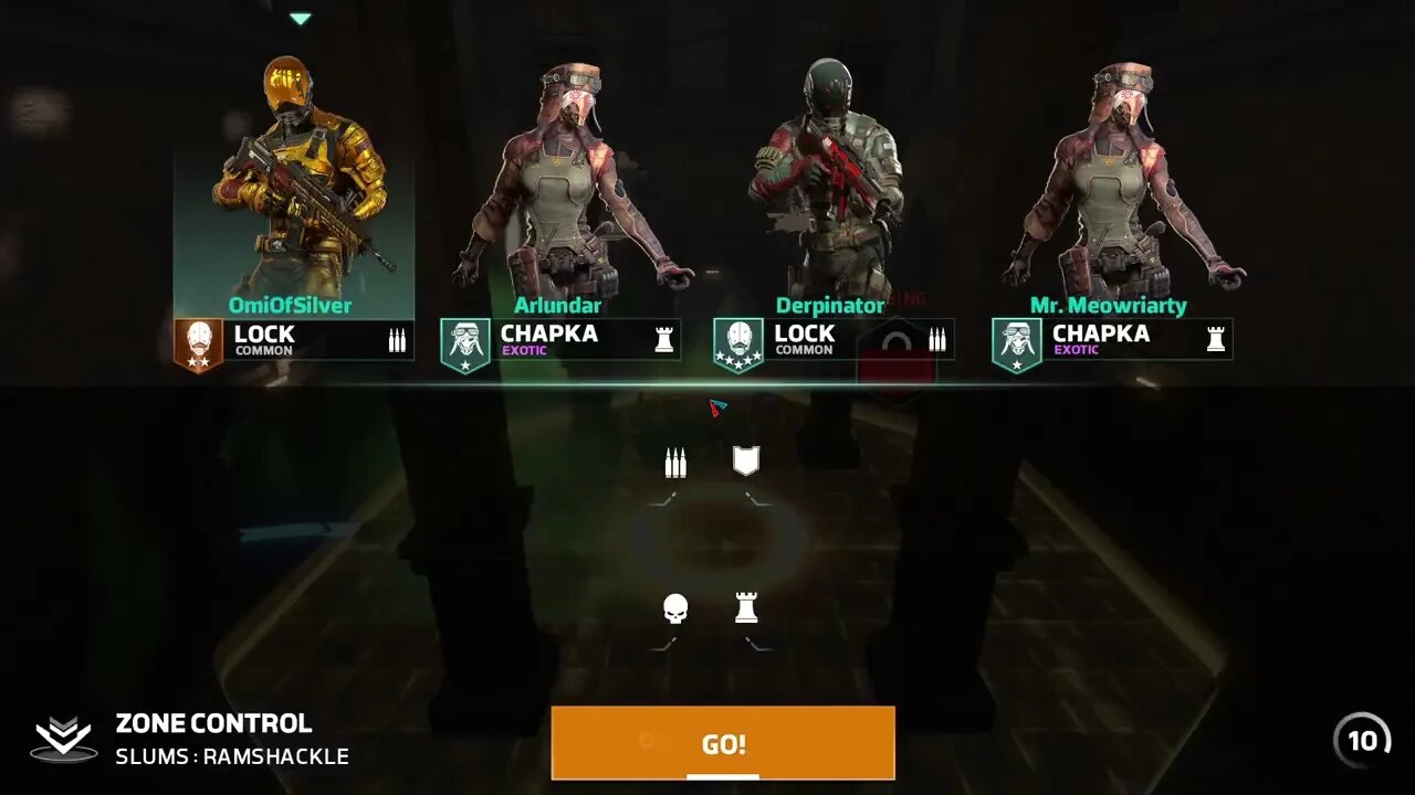 Modern Combat Versus Zone control Override with Lock