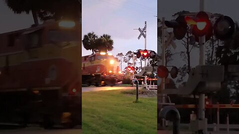 Florida East Coast Railway FEC-206 at Daytona Beach Golf Club July 22 2023 #railfanrob #fec206