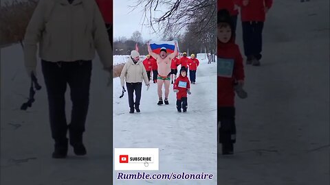 Шуйские моржи приняли участие в забеге моржей в городе Кострома