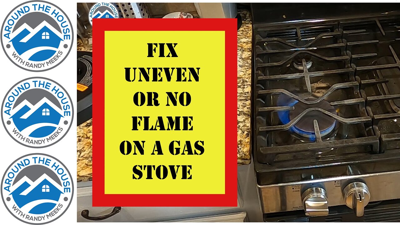 Fix for Uneven or No Flames on a Gas Stove.