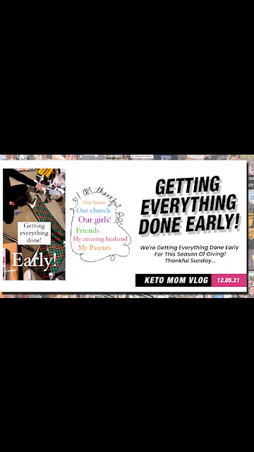 We're Getting Everything Done Early! Thankful Sunday! | Keto Mom Vlog