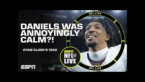 Jayden Daniels was 'ANNOYINGLY CALM' in the Commanders' win vs. the Eagles 😁 - Ryan Clark | NFL Live