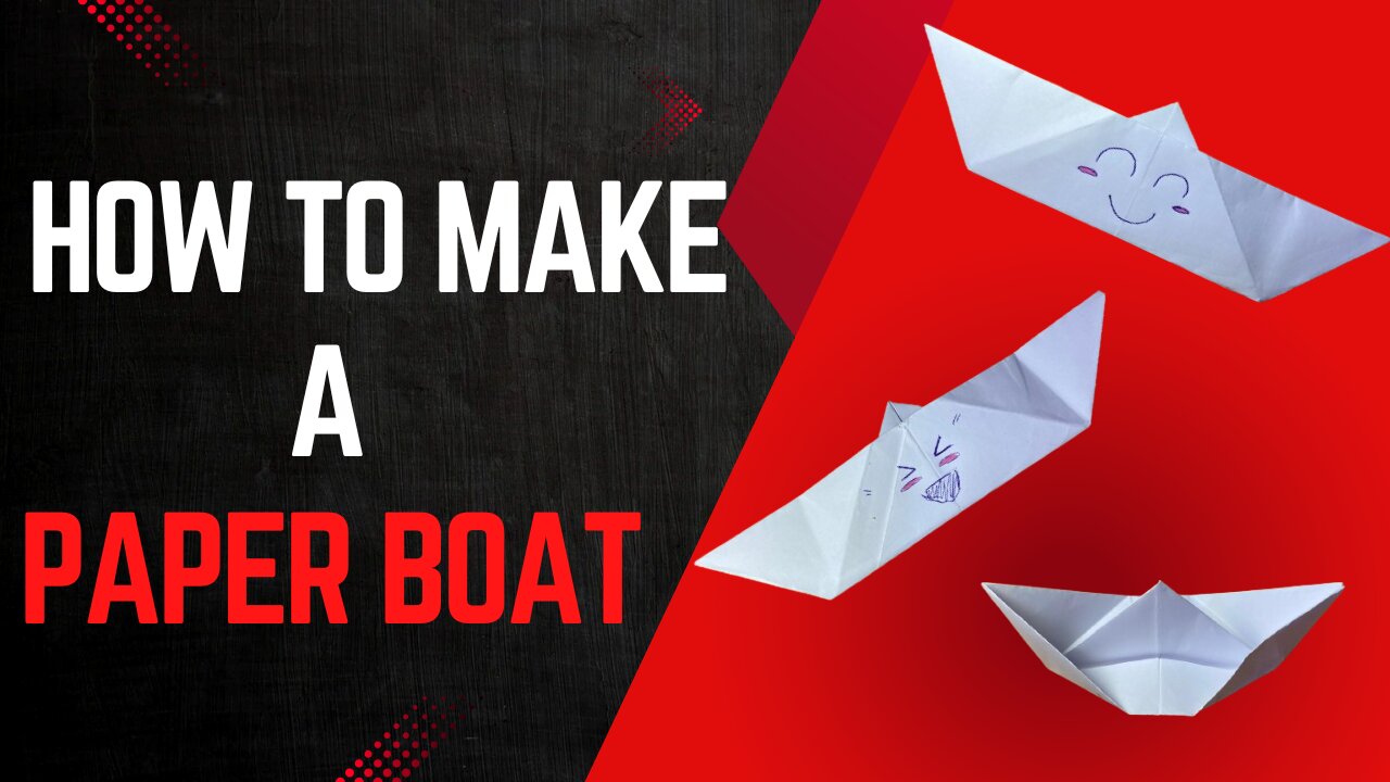 How to Make cute Paper Boats