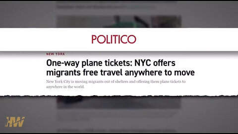 Illegal immigrants get free air fare to anywhere and free rent and free utilities in some cities