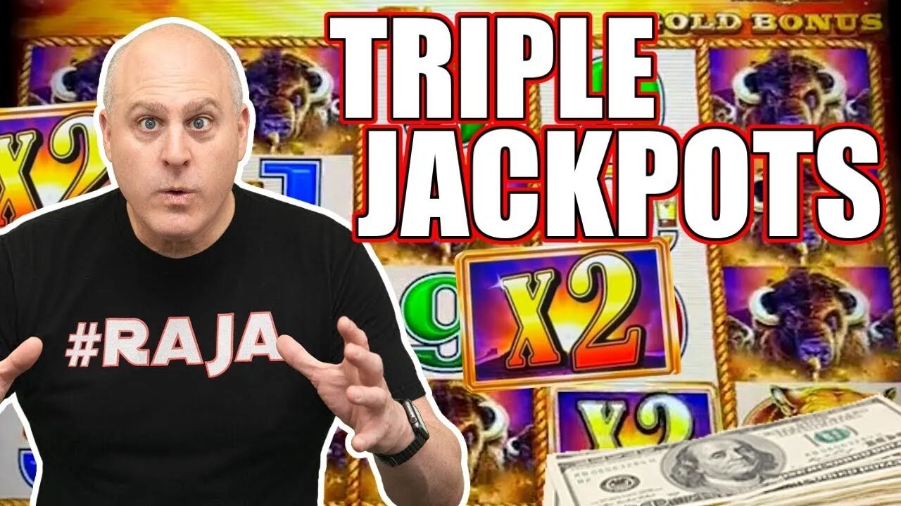 🎉💰 Buffalo Gold 🦬 Triple Jackpot Party! 🎊