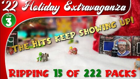 DAY 3 | Holiday Extravaganza - 15 More Trading Card Packs (NFL, NBA, MLB, WWE, UFC, PGA, Pokemon)