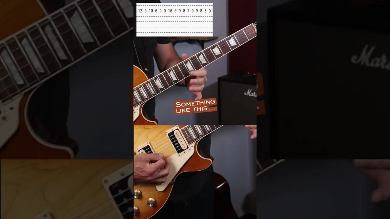 The correct way to play riff from Thunderstruck by ACDC (part 1) #shorts