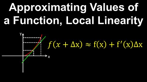 Approximating Values of a Function, Local Linearity - AP Calculus AB/BC