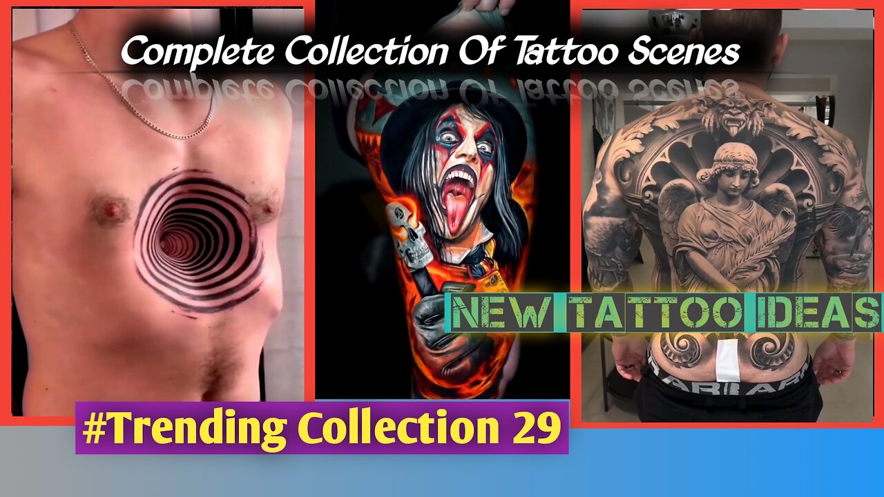 Beautiful Tattoos | Tattoo Design Video😯 | Most Beautiful Art😍 | Trending Tattoo Designs 💪| Epi29