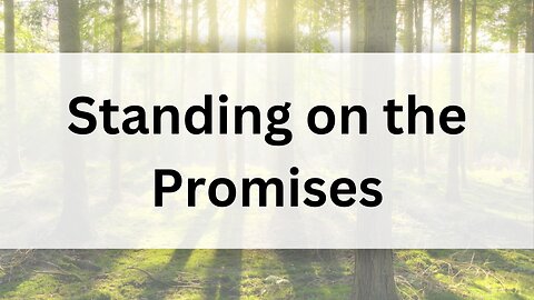 Standing on the Promises | Sing Along | Instrumental Piano