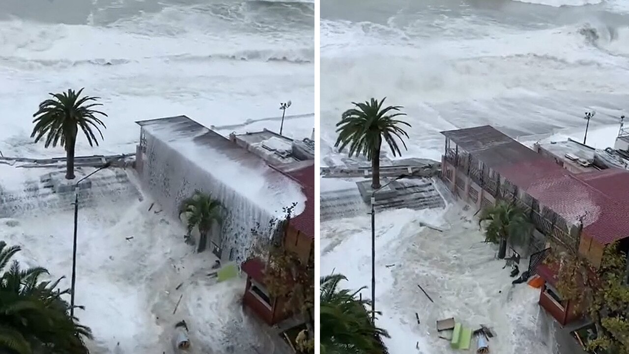 Extreme storm wreaks havoc in Georgia-Gagra