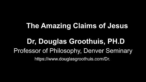 The Amazing Claims of Jesus