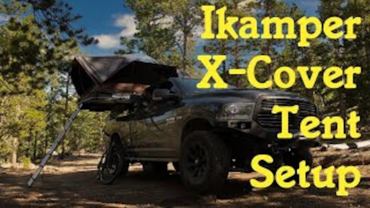 Setting up the Ikamper X-Cover Roof Top Tent