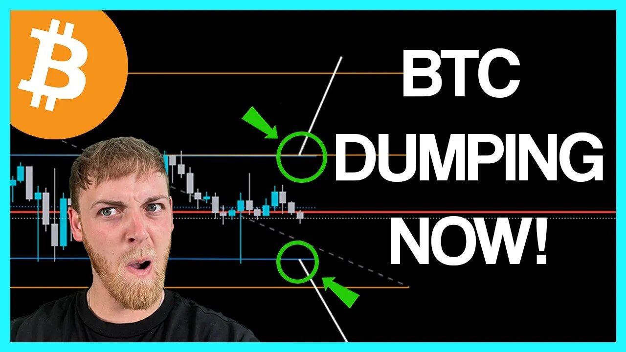 HUGE DUMP FOR BITCOIN!!! TRADE OF THE DAY, Bitcoin Analysis, Bitcoin Price Prediction