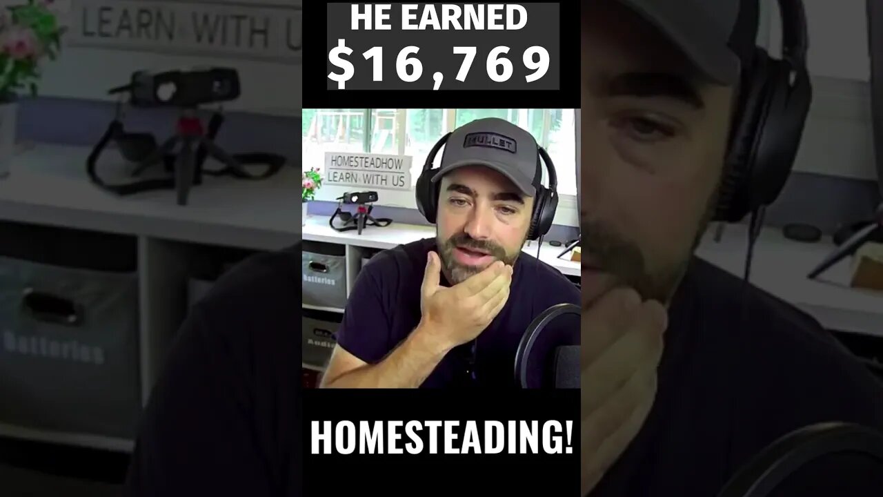 He Earned $16,769 IN 1 MONTH from his HOMESTEAD! #homestead #homesteading