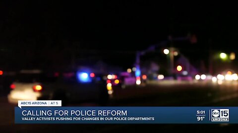 Phoenix community leaders talk about police reform, protesting bill