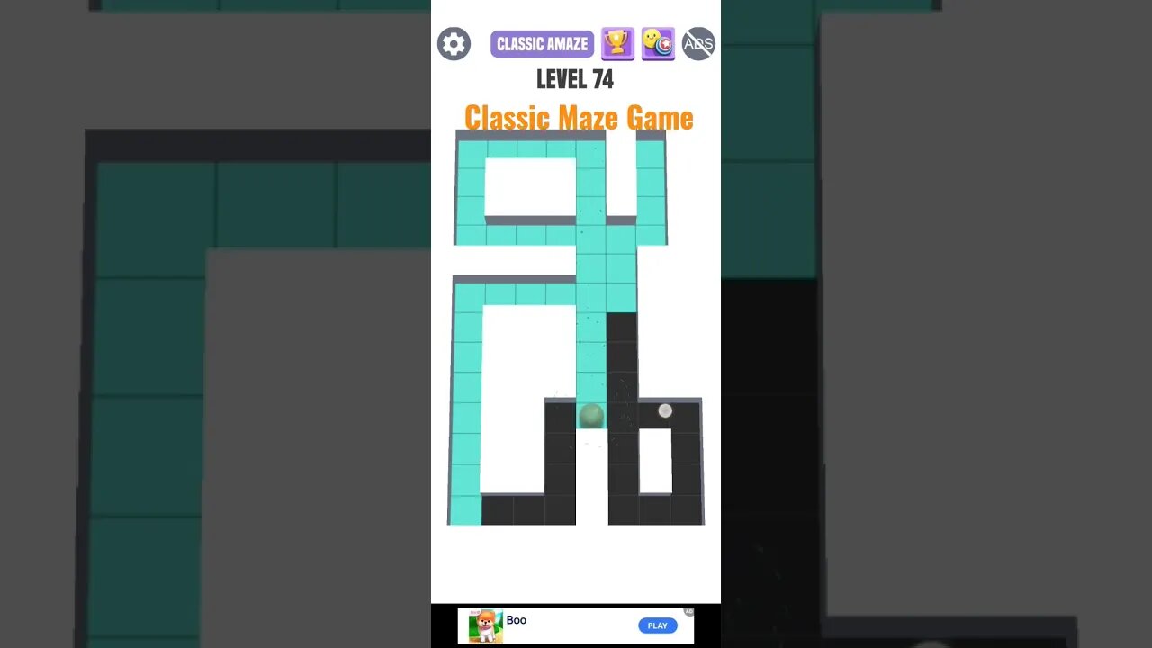 Classic Maze Level 74. #shorts