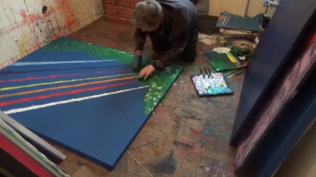 'Ostara' - Time Lapse Abstract Painting