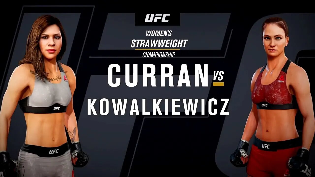 EA Sports UFC 3 Gameplay Karolina Kowalkiewicz vs Kailin Curran