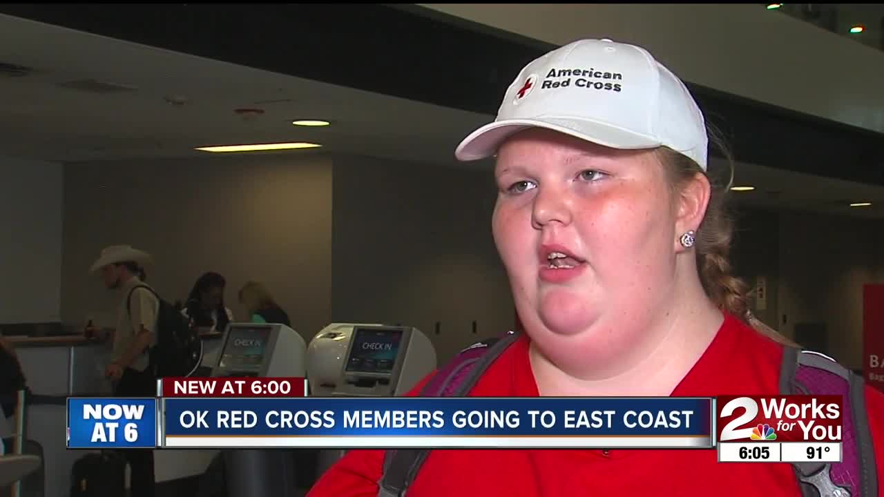 College student headed to help with Florence