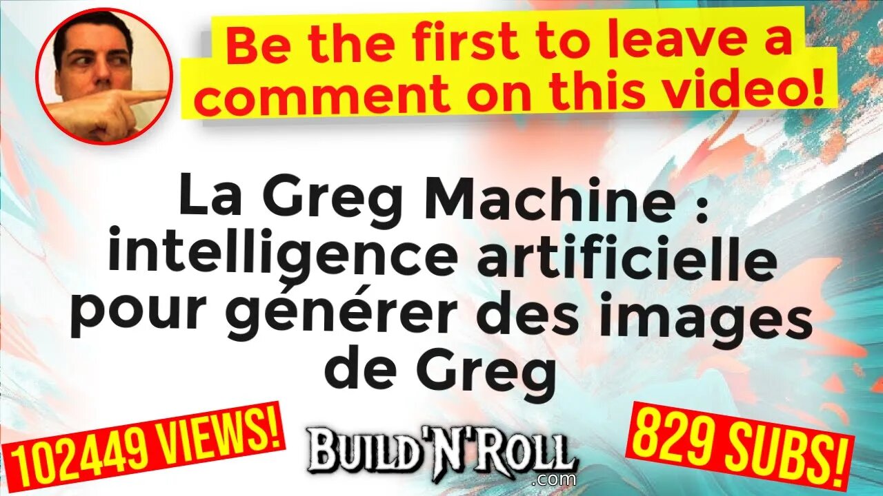 La Greg Machine : intelligence artificielle pour générer des images de Greg