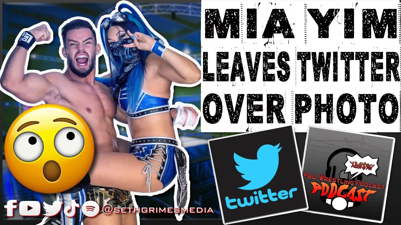 Mia Yim Leaves Twitter over Photo with Austin Theory | Clip from Pro Wrestling Podcast Podcast