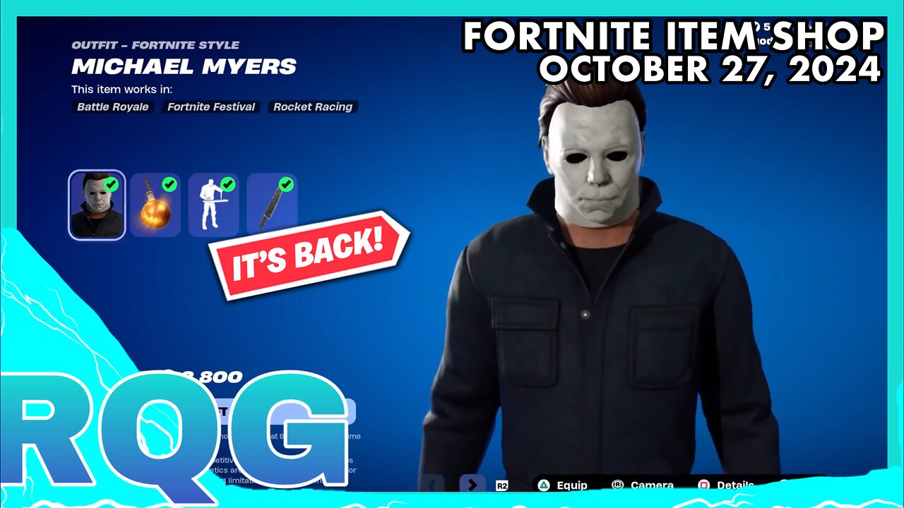 MICHAEL MYERS IS FINALLY BACK! FORTNITE ITEM SHOP (October 27, 2024)