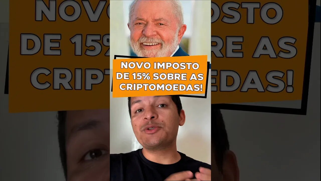 Novo imposto de 15% para investidores de criptomoedas!