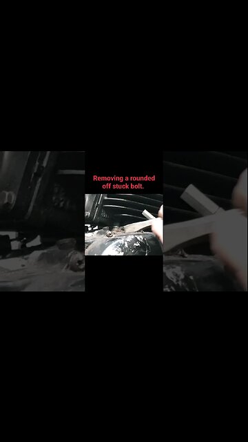 Removing a rounded off casing bolt #barnfind #classic #2stroke