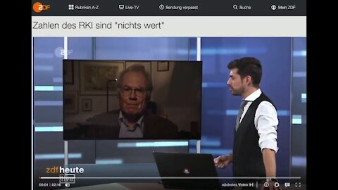 ZDF - RKI arbeitet nicht wissenschaftlich und neutral weil politisch gesteuert