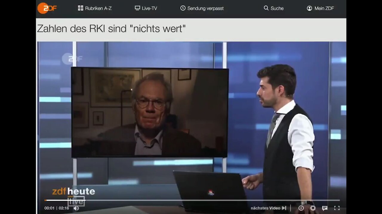 ZDF - RKI arbeitet nicht wissenschaftlich und neutral weil politisch gesteuert