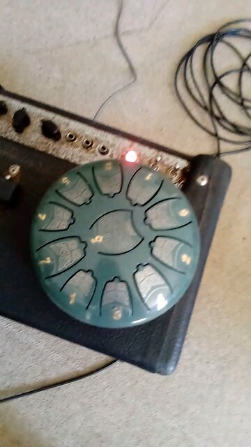 Tongue Drum 🥁 and Fender Hotrod Deluxe 🎸🌠🔮