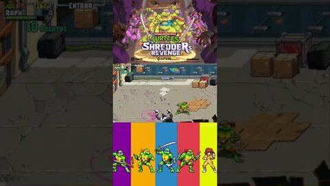 TARTARUGAS NINJAS SHORTS #57 - FASE 10