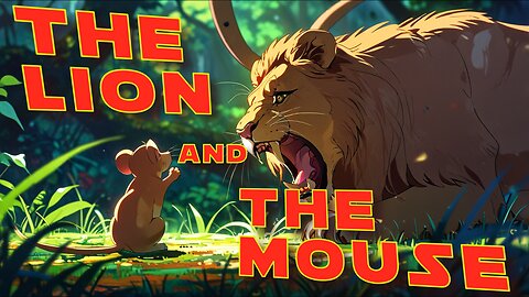 The Lion and the Mouse: A Tiny Hero's Big Rescue - Must Watch Tale!