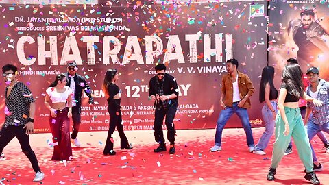 Sreenivas Bellamkonda sets the stage on Fire🔥 with his Dance | Chatrapathi Trailer Launch