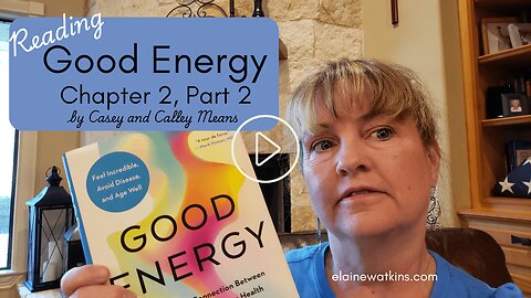 Reading Good Energy, Chapter 2, Part 2
